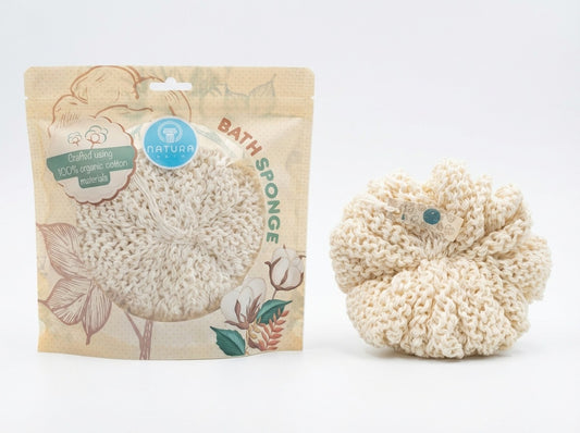 Organic Cotton Bath Sponge